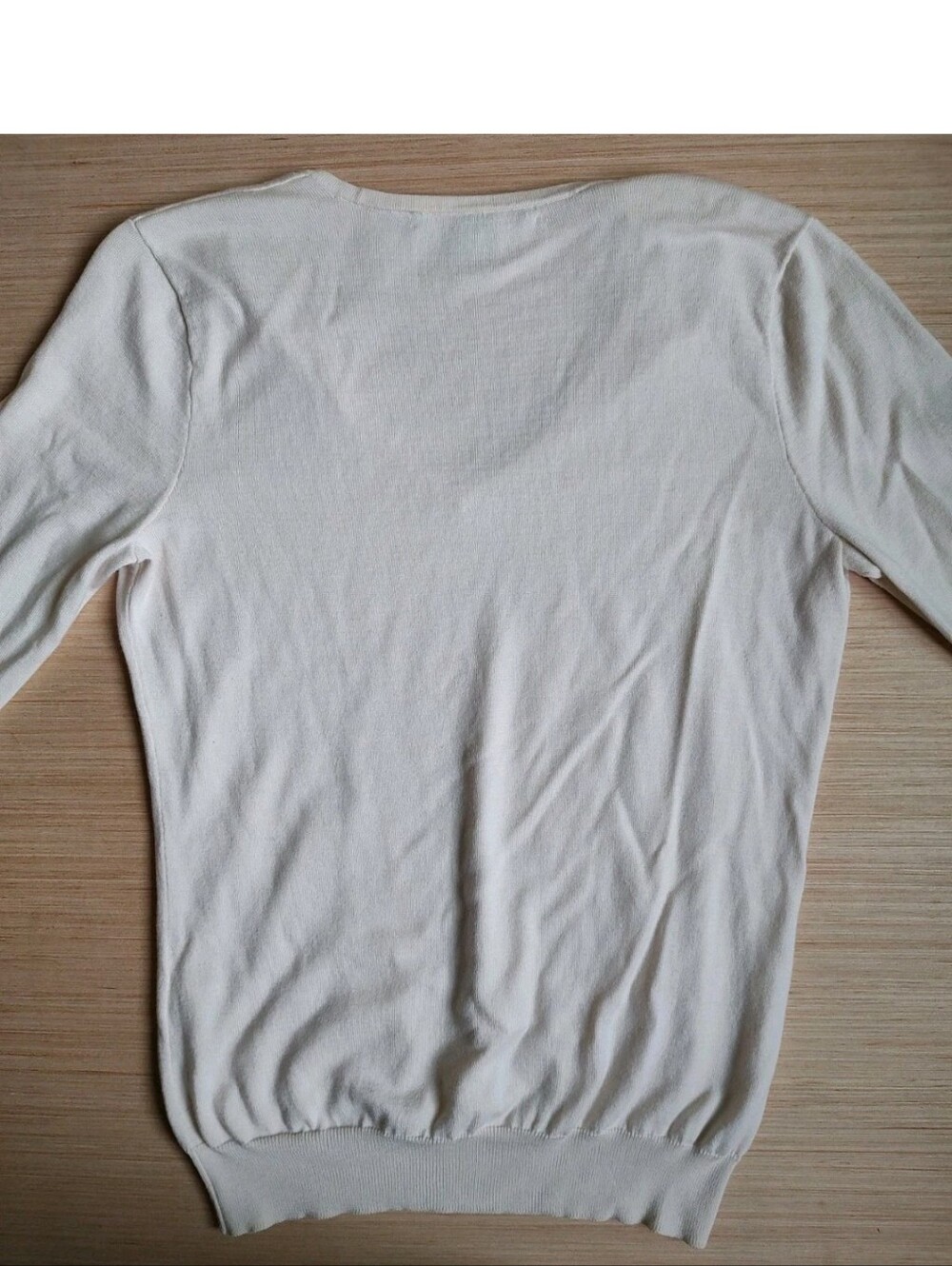Ralph Lauren Knit Beige Cream Pullover Sweater Pima Cotton Embroidered Logo M - Picture 11 of 16